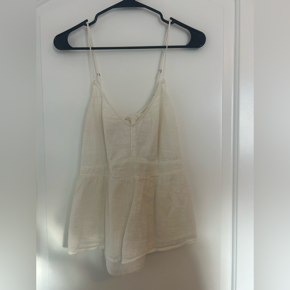 Abercrombie & Fitch Cream Tank Top